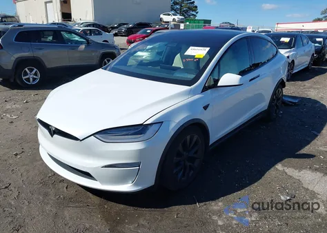 2023 Tesla Model X Dual Motor All-Wheel Drive/Standard Range from USA, damaged, VIN 7SAXCAE5XPF402154